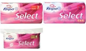 Toilettenpapier, 8x250 BL, 3-lagig, Sorte SELECT, Abrisslänge 10x14cm, hochweiß im Sale